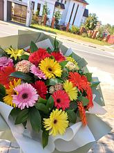 Букет цветов из:  Герберы #REPLACE_PRED# Баговской