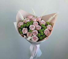 Букет цветов из:  Розы и Хризантемы в Баговской