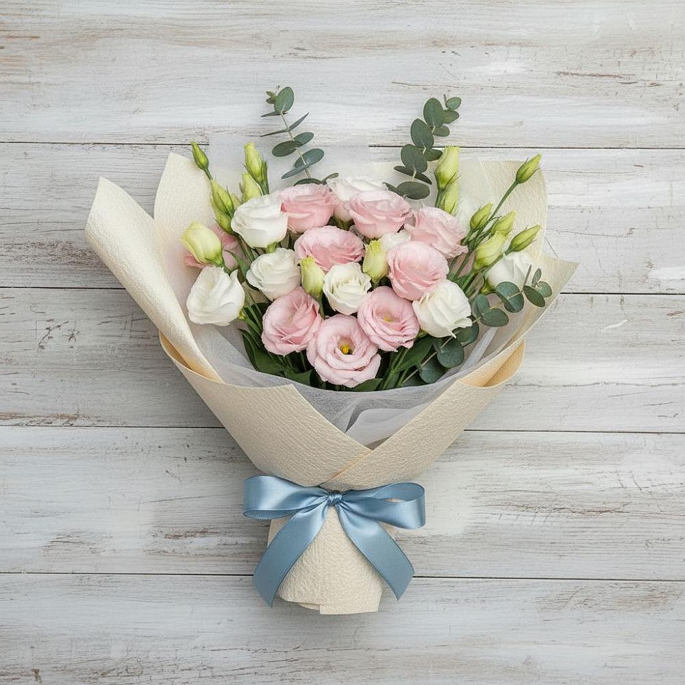 Букет цветов из: Лизиантусы в Баговской